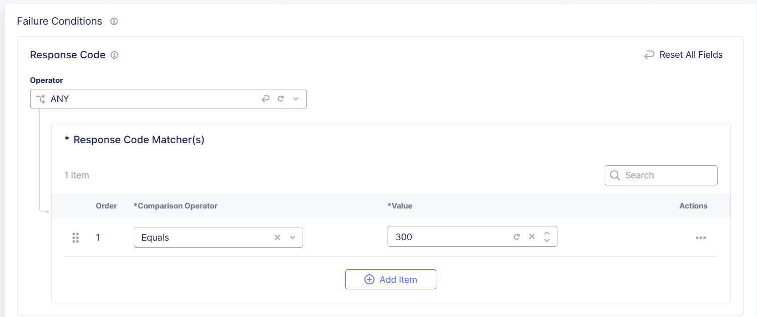 Figure: Transaction Results Criteria